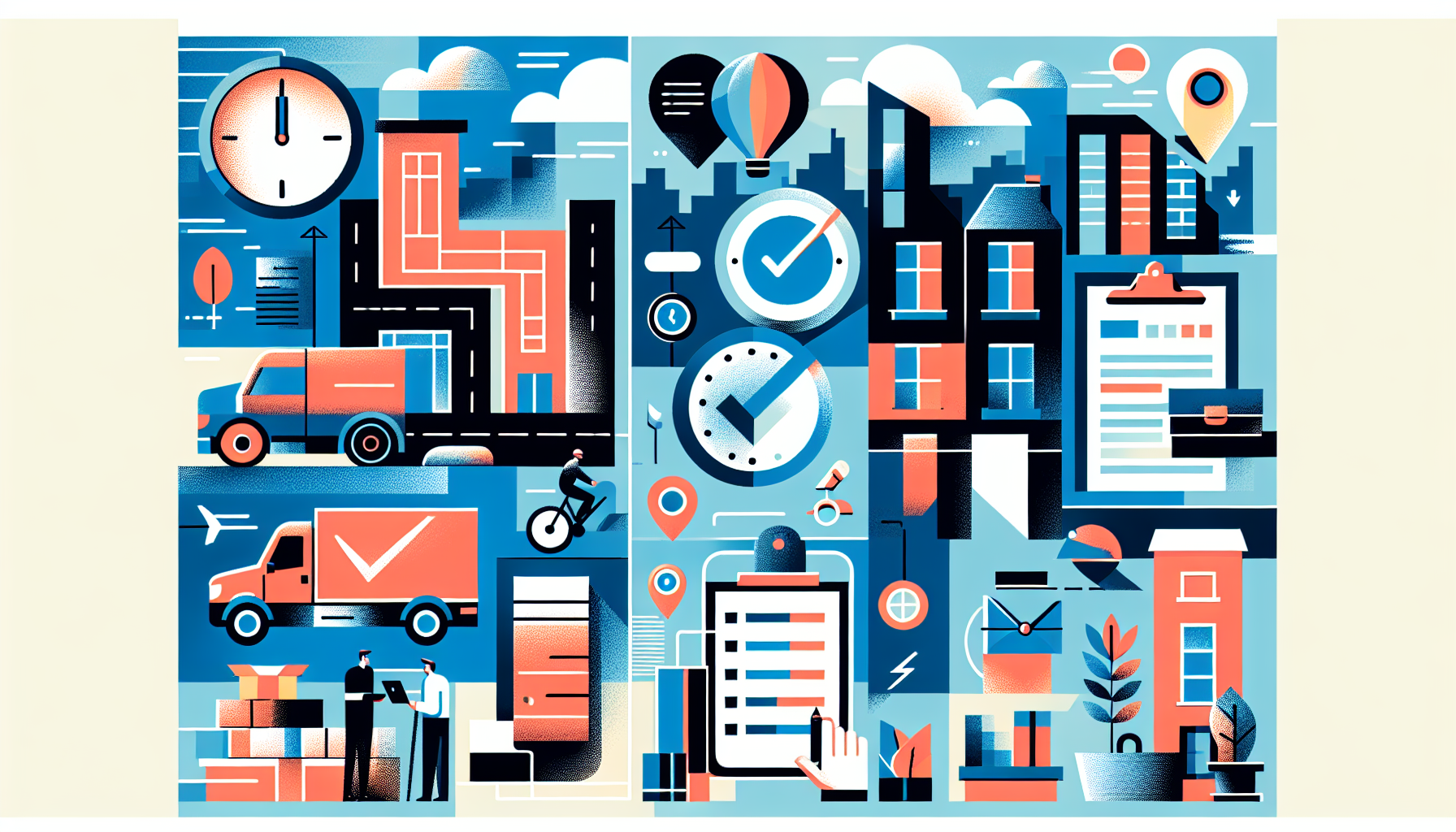 Illustration de l'article de blog Checklist DREAL : Toutes les pièces et étapes clés pour créer son entreprise de transport léger